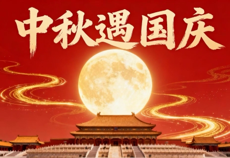 共庆华诞七十六载，中秋月圆情满人间